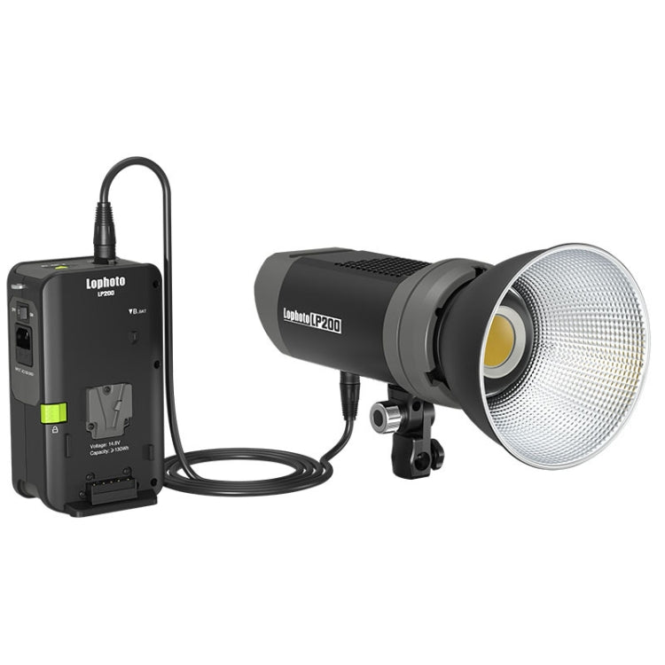 Lophoto LP-200Bi 200W Dual-Color Temperature Continuous Light LED Studio Video Fill Light(EU Plug) - Shoe Mount Flashes by TRIOPO | Online Shopping UK | buy2fix