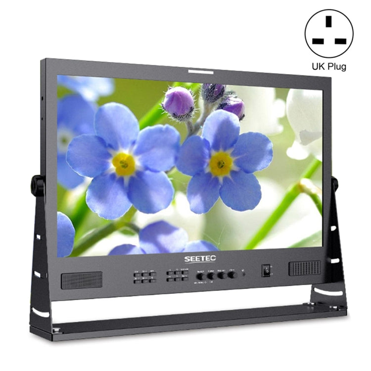 SEETEC ATEM215S 21.5 inch  3G-SDI HDMI Full HD 1920x1080 Multi-camera Broadcast Monitor(UK Plug) - Camera Accessories by SEETEC | Online Shopping UK | buy2fix