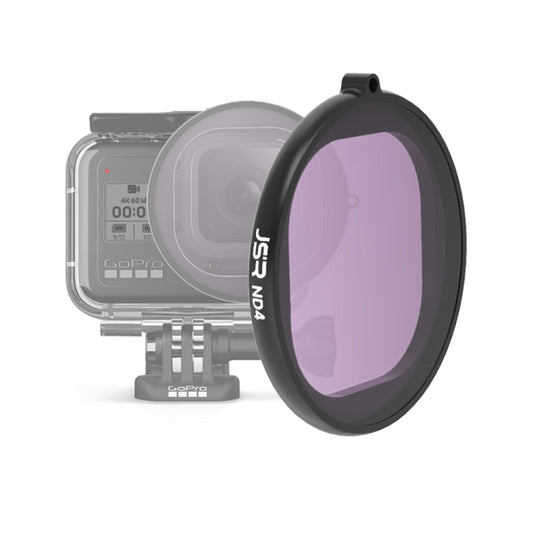 JSR Round Housing ND4 Lens Filter for GoPro HERO8 Black - DJI & GoPro Accessories by JSR | Online Shopping UK | buy2fix