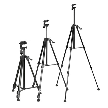 3366 Quality 1.4m Portable Phone Live Selfie Tripod DV SLR Camera Stand (Black) - Tripods by buy2fix | Online Shopping UK | buy2fix