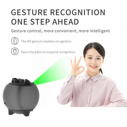 Q9 Al Gesture Recognition Two Axis Follow-up Cloud Platform(Dark Gray) - Tripod Heads by buy2fix | Online Shopping UK | buy2fix