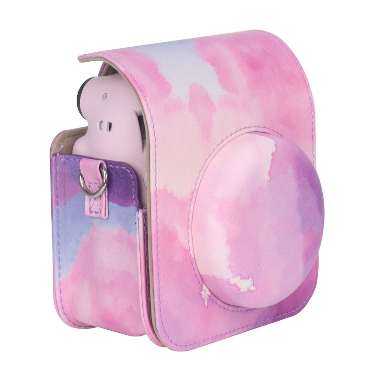 For FUJIFILM instax mini 12 Painted Full Body Leather Case Camera Bag with Strap(Dream Cloud) - Leather Bag by buy2fix | Online Shopping UK | buy2fix