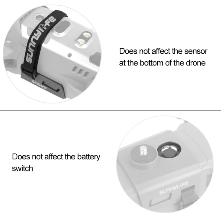 Sunnylife M2-Q9211 MAVIC 2 Fill-in Light Mounting Bracket for DJI Insta360 & Osmo Action Camera - DJI & GoPro Accessories by Sunnylife | Online Shopping UK | buy2fix