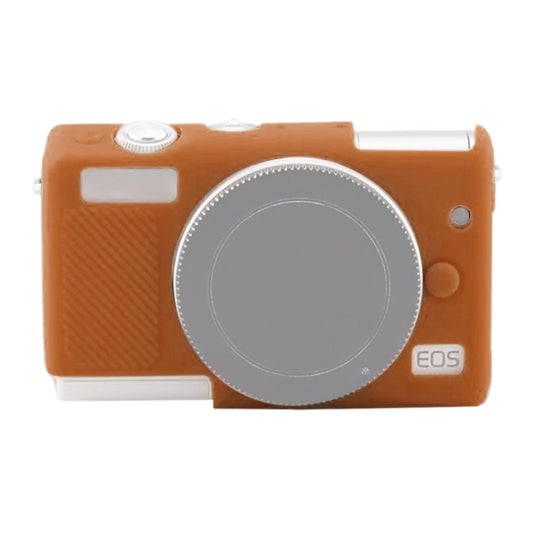 Soft Silicone Protective Case for Canon EOS M200 (Brown) - Camera Accessories by buy2fix | Online Shopping UK | buy2fix