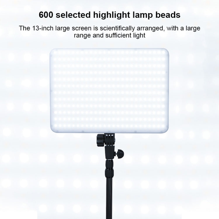 TRIOPO TTV-600 36+36W 5500-3200K 600 LEDs Flat Fill Light with Remote Control & Display - Consumer Electronics by TRIOPO | Online Shopping UK | buy2fix