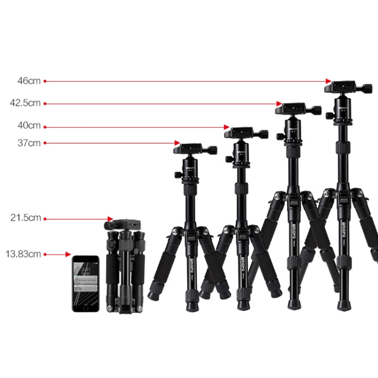 TRIOPO T226 Adjustable Portable  Aluminum Alloy Tripod with D-0 Ball Head for SLR Camera - Tripods by TRIOPO | Online Shopping UK | buy2fix