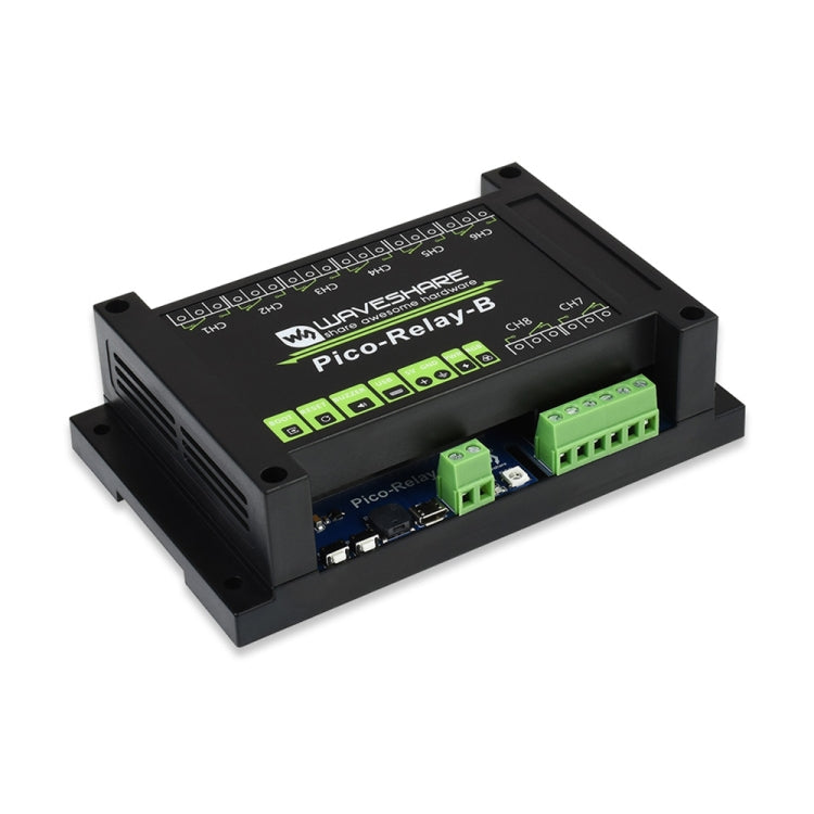 Waveshare Multi Protection 8-Channel Industrial Relay Module for Raspberry Pi Pico - Mini PC Accessories by WAVESHARE | Online Shopping UK | buy2fix