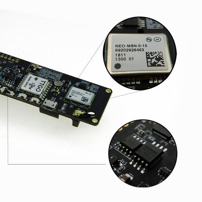 TTGO T-Beam ESP32 Bluetooth WiFi Module 868MHz GPS NEO-M8N LORA 32 Module with Antenna & 18650 Battery Holder - Module by TTGO | Online Shopping UK | buy2fix