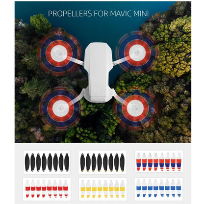 8PCS/Set Sunnylife 4726F-CS Low Noise Quick-release Wing Propellers Drone Accessories for DJI Mavic Mini(Red) - DIY Propeller by Sunnylife | Online Shopping UK | buy2fix