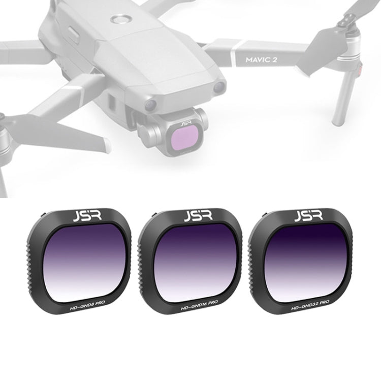 JSR Drone 3 in 1 Gradient GND8+GND16+GND32 Lens Filter for DJI MAVIC 2 Pro - DJI & GoPro Accessories by JSR | Online Shopping UK | buy2fix