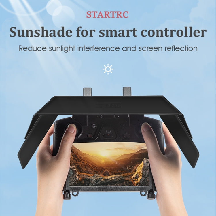 STARTRC Foldable Controller Sunshade with Screen Bracket for DJI Mavic 2 / Mavic Air 2 / Air 2S / Mini 2(Black) - Other by STARTRC | Online Shopping UK | buy2fix