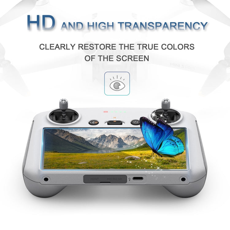 STARTRC 2 PCS 9H 2.5D Tempered Glass Film for DJI Mini 3 Pro Remote Control - DJI & GoPro Accessories by STARTRC | Online Shopping UK | buy2fix