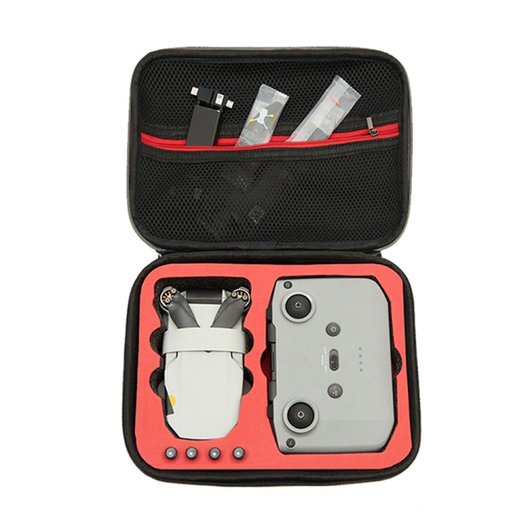 For DJI Mini 2 SE Grey Shockproof Carrying Hard Case Drone Storage Bag, Size: 24 x 19 x 9cm(Red) - Carry Cases & Bags by buy2fix | Online Shopping UK | buy2fix