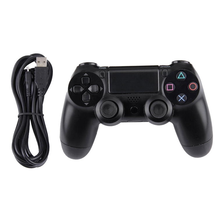 For PS4 Computer Tablet Notebook Laptop PC Wired USB Game Controller Gamepad, Cable Length: 1.2M(Black) - Gamepads by buy2fix | Online Shopping UK | buy2fix