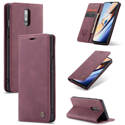 CaseMe-013 Multifunctional Horizontal Flip Leather Case with Card Slot & Holder for Huawei P20 Lite(Wine Red) - Huawei Cases by CaseMe | Online Shopping UK | buy2fix