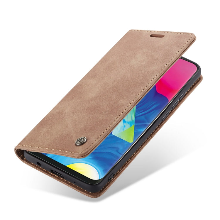 CaseMe-013 Multifunctional Horizontal Flip Leather Case with Card Slot & Holder for Galaxy M10 / A10 (Brown) - Galaxy Phone Cases by CaseMe | Online Shopping UK | buy2fix