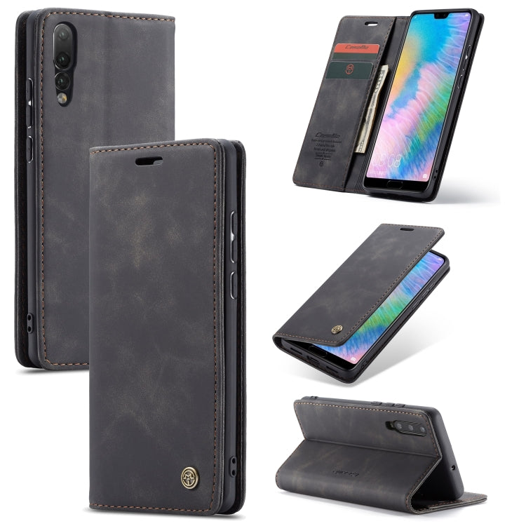 CaseMe-013 Detachable Multifunctional Horizontal Flip Leather Case with Card Slot & Holder for Huawei P20 Pro(Black) - Huawei Cases by CaseMe | Online Shopping UK | buy2fix