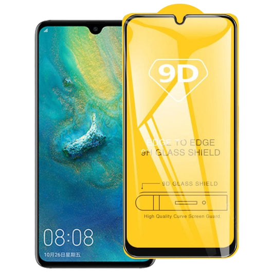 9D Full Glue Full Screen Tempered Glass Film For Huawei Y7 Pro (2019) - Mobile Accessories by buy2fix | Online Shopping UK | buy2fix