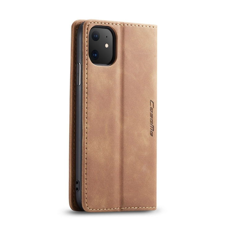 CaseMe-013 Multifunctional Horizontal Flip Leather Case with Card Slot & Holder & Wallet for iPhone 11(Brown) - iPhone 11 Cases by CaseMe | Online Shopping UK | buy2fix