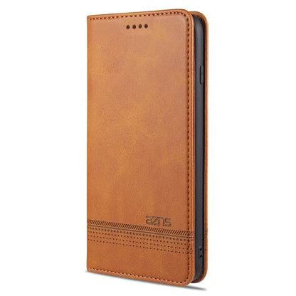 AZNS Magnetic Calf Texture Horizontal Flip Leather Case with Card Slots & Holder & Wallet For iPhone 8 / 7(Light Brown) - More iPhone Cases by AZNS | Online Shopping UK | buy2fix