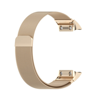 For Garmin Forerunner 35 / 30 Milanese Watch Band(Champagne Gold) - Smart Wear by buy2fix | Online Shopping UK | buy2fix