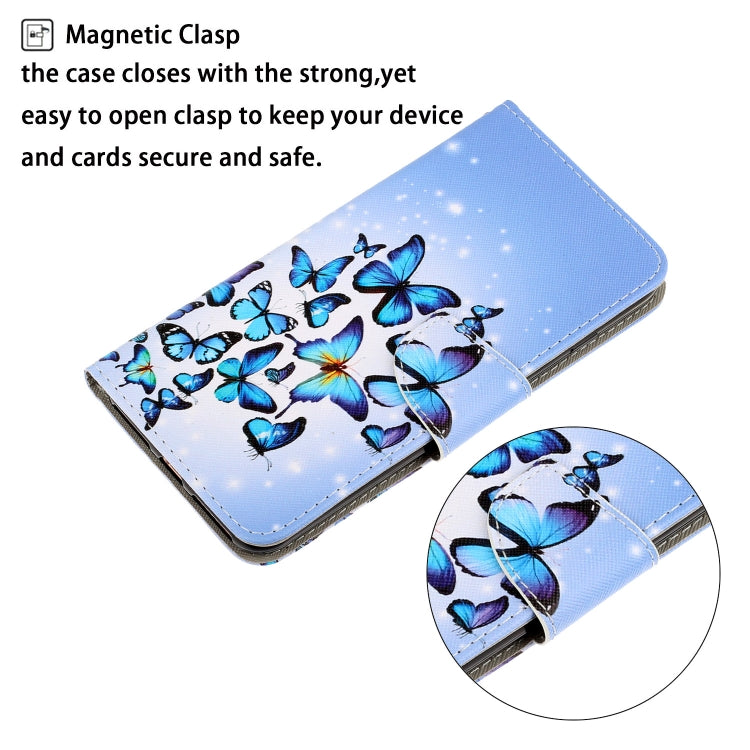 Colored Drawing Horizontal Flip Leather Case with Holder & Card Slot & Wallet For Huawei P Smart 2021 / Y7a(Many Butterflies) - Huawei Cases by idewei | Online Shopping UK | buy2fix