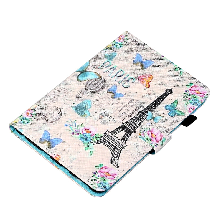 For Lenovo Tab M10 HD 2nd Gen TB-X306X Colored Drawing Stitching Horizontal Flip Leather Case TPU Bottom Case with Holder & Card Slots & Anti-skid Strip & Pen Slot & Sleep / Wake-up(Tower Pansy) - Mobile Accessories by buy2fix | Online Shopping UK | buy2fix