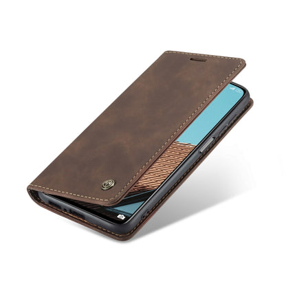 For Xiaomi Mi 10T 5G / 10T Pro 5G CaseMe-013 Multifunctional Retro Frosted Horizontal Flip Leather Case with Card Slot & Holder & Wallet(Coffee) - Xiaomi Cases by CaseMe | Online Shopping UK | buy2fix