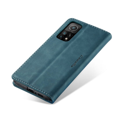 For Xiaomi Mi 10T 5G / 10T Pro 5G CaseMe-013 Multifunctional Retro Frosted Horizontal Flip Leather Case with Card Slot & Holder & Wallet(Blue) - Xiaomi Cases by CaseMe | Online Shopping UK | buy2fix