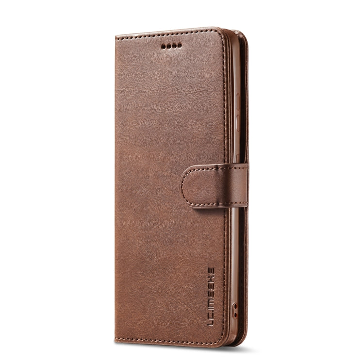 For Samsung Galaxy S21 Ultra 5G LC.IMEEKE Calf Texture Horizontal Flip Leather Case with Holder & Card Slots & Wallet(Brown) - Galaxy S21 Ultra 5G Cases by LC.IMEEKE | Online Shopping UK | buy2fix