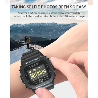 Lokmat MK22 1.21 inch FSTN LCD Screen 50m Waterproof Smart Watch, Support Information Reminder / Remote Camera / Sport Record(Orange) - Smart Wear by Lokmat | Online Shopping UK | buy2fix