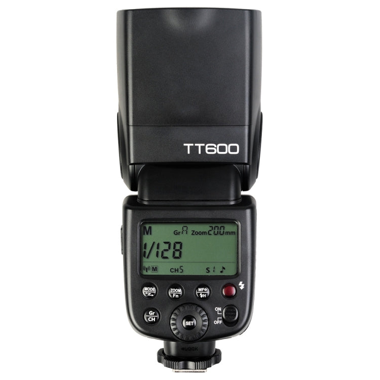 Godox TT600 2.4GHz Wireless 1/8000s HSS Flash Speedlite Camera Top Fill Light for Canon / Nikon DSLR Cameras(Black) - Shoe Mount Flashes by Godox | Online Shopping UK | buy2fix