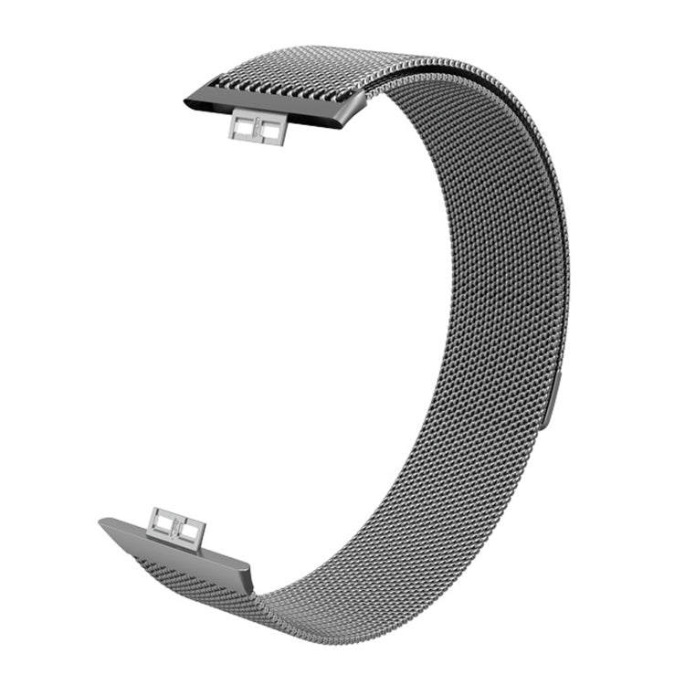 For Huawei Watch Fit Milanese Watch Band(Titanium Grey) - Smart Wear by buy2fix | Online Shopping UK | buy2fix