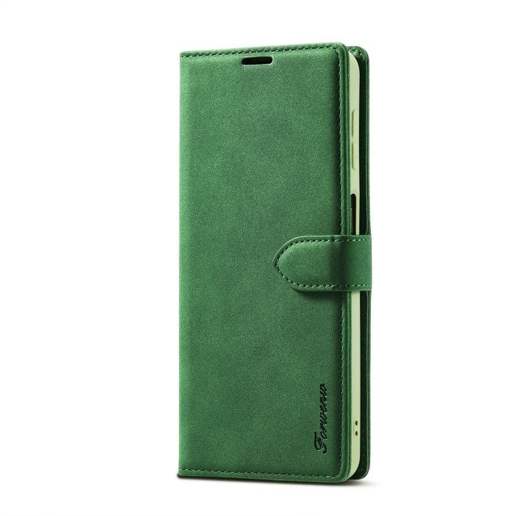 For Samsung Galaxy A32 5G Forwenw F1 Series Matte Strong Magnetism Horizontal Flip Leather Case with Holder & Card Slots & Wallet & Photo Frame(Green) - Galaxy Phone Cases by Forwenw | Online Shopping UK | buy2fix