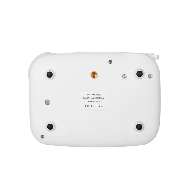 TRANSJEE A2000 320x240P 1000 ANSI Lumens Mini Home Theater HD Digital Projector, Plug Type: US Plug(White) - Consumer Electronics by buy2fix | Online Shopping UK | buy2fix