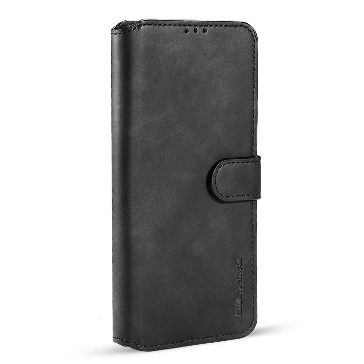 For Samsung Galaxy S21 5G DG.MING Retro Oil Side Horizontal Flip Case with Holder & Card Slots & Wallet(Black) - Galaxy S21 5G Cases by DG.MING | Online Shopping UK | buy2fix