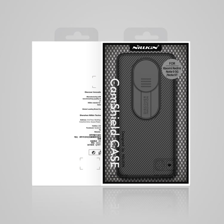 For Xiaomi Note 9 5G / Note 9T  NILLKIN Black Mirror Series PC Camshield Full Coverage Dust-proof Scratch Resistant Case - Xiaomi Cases by NILLKIN | Online Shopping UK | buy2fix