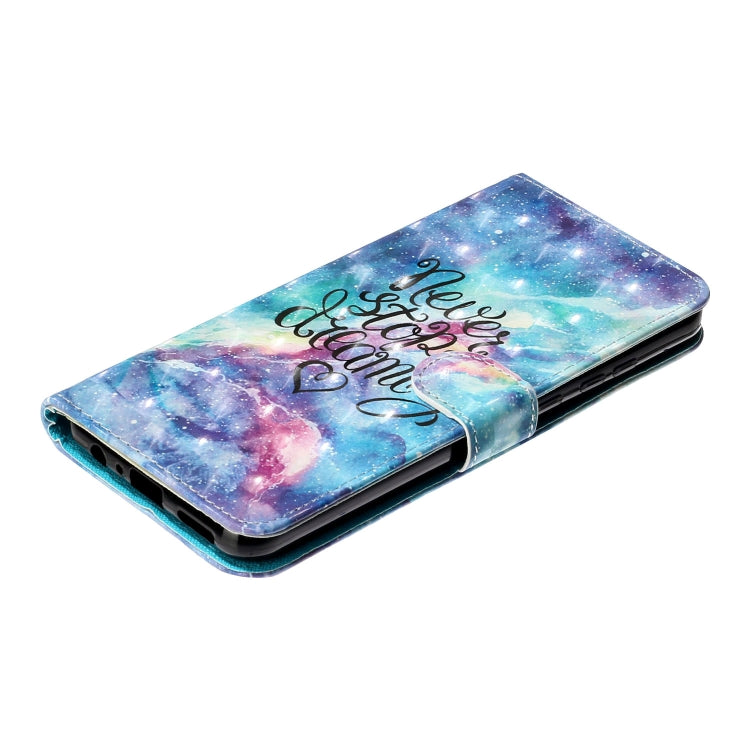 For Samsung Galaxy A32 5G 3D Pattern Horizontal Flip PU Leather Case with Holder & Card Slots & Wallet(Blue Starry Sky) - Galaxy Phone Cases by imak | Online Shopping UK | buy2fix