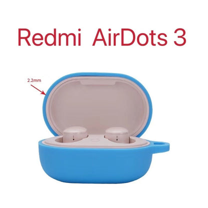 Silicone Earphone Protective Case for Xiaomi Redmi AirDots3(Pink) - Xiaomi Earphone Case by buy2fix | Online Shopping UK | buy2fix