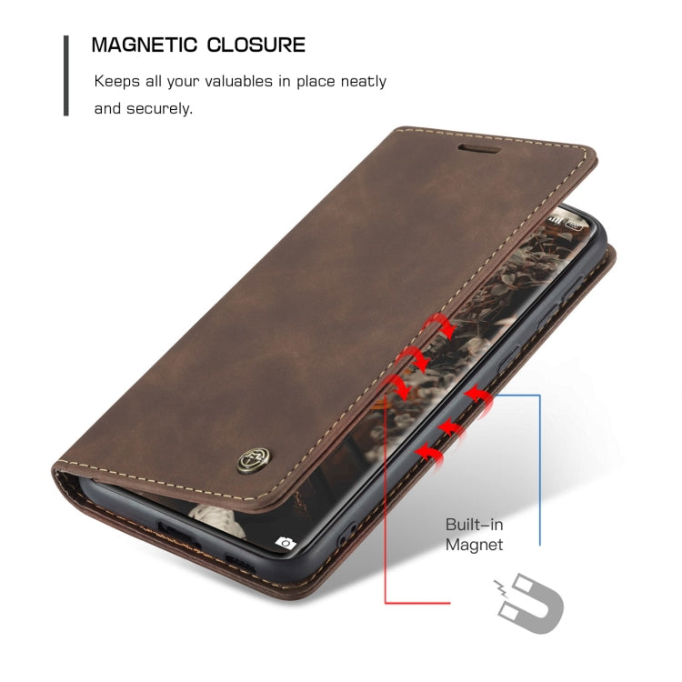 For Xiaomi Mi 11 CaseMe 013 Multifunctional Horizontal Flip Leather Case with Holder & Card Slot & Wallet(Coffee) - Xiaomi Cases by CaseMe | Online Shopping UK | buy2fix