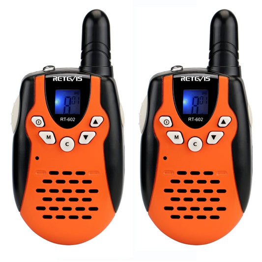 1 Pair RETEVIS RT602 0.5W 446.00625-446.09375MHz 8CHS Handheld Children Walkie Talkie, EU Plug - Consumer Electronics by RETEVIS | Online Shopping UK | buy2fix