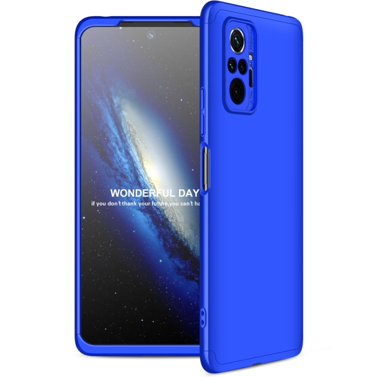 For Xiaomi Redmi Note 10 Pro / Note 10 Pro Max GKK Three Stage Splicing Full Coverage PC Protective Case(Blue) - Xiaomi Cases by GKK | Online Shopping UK | buy2fix