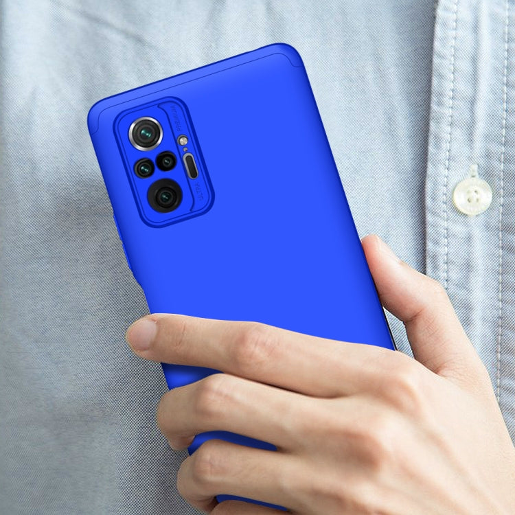 For Xiaomi Redmi Note 10 Pro / Note 10 Pro Max GKK Three Stage Splicing Full Coverage PC Protective Case(Blue) - Xiaomi Cases by GKK | Online Shopping UK | buy2fix