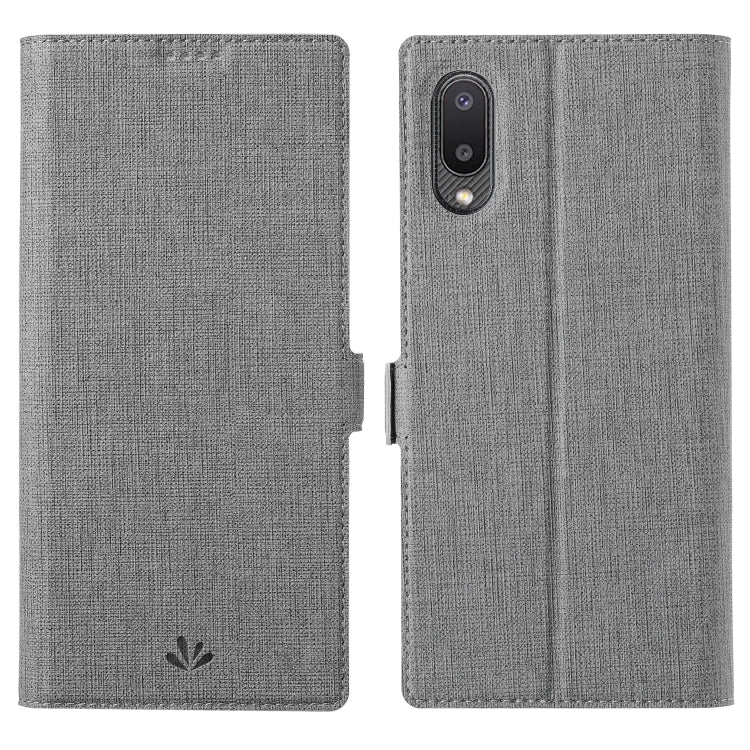 For Samsung Galaxy A02 / M02 ViLi K Series Shockproof TPU + PU Leather Magnetic Buckle Horizontal Flip Case with Card Slots & Wallet & Holder(Grey) - Galaxy Phone Cases by ViLi | Online Shopping UK | buy2fix