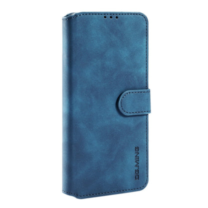 For Samsung Galaxy A32 4G DG.MING Retro Oil Side Horizontal Flip Leather Case with Holder & Card Slots & Wallet(Blue) - Galaxy Phone Cases by DG.MING | Online Shopping UK | buy2fix