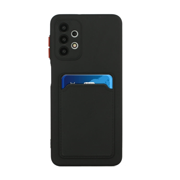For Samsung Galaxy A32 4G Card Slot Design Shockproof TPU Protective Case(Black) - Samsung Accessories by buy2fix | Online Shopping UK | buy2fix