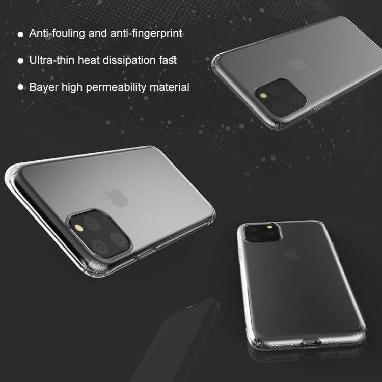 For iPhone 11 WK Shockproof Ultra-thin TPU Protective Case (Transparent Black) - iPhone 11 Cases by WK | Online Shopping UK | buy2fix