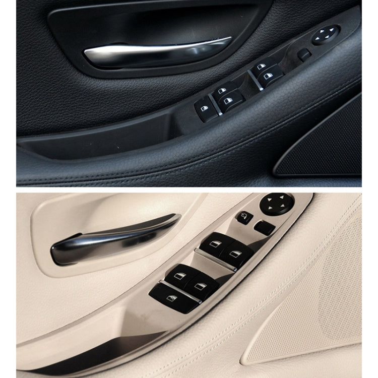 Car Left Front Inner Door Armrest for BMW  5 Series F10 / F18, Left Driving(Beige) - In Car by buy2fix | Online Shopping UK | buy2fix