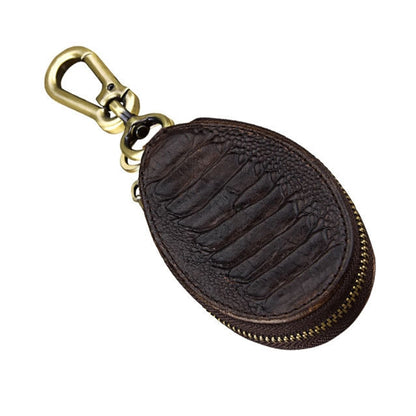 Vintage Leather Hanging Waist Universal Car Key Case(Coffee) - In Car by buy2fix | Online Shopping UK | buy2fix