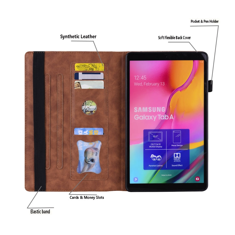 For iPad Mini 5 / 4 / 3 / 2 / 1 Business Shockproof Horizontal Flip Leather Case with Holder & Card Slots & Photo Frame & Pen Slot & Sleep / Wake-up Function(Brown) - iPad Mini 4 & 3 & 2 & 1 Cases by buy2fix | Online Shopping UK | buy2fix